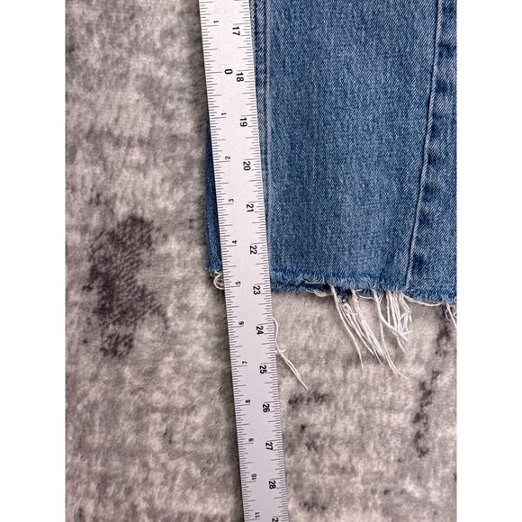 Abercrombie & Fitch Jeans 25 / 0 Short Womens Curve Love 90s Straight Cropped - Picture 5 of 8